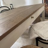 Farm table dining