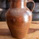 Glazed sandstone pitcher