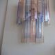 Aureliano Toso wall light in pink and blue Murano glass