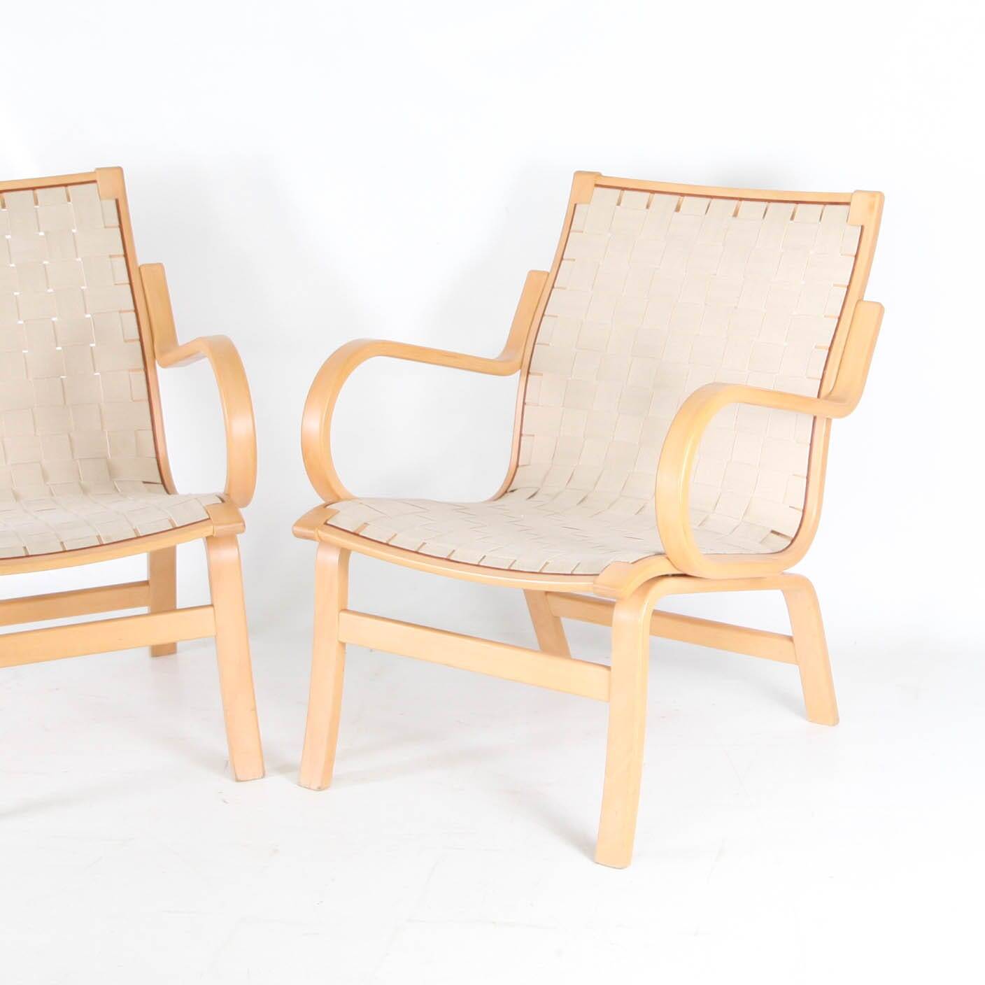 Pair of Scandinavian armchairs