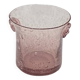 Seau à glaçons / à glace verre bullé, vintage