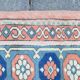 Powder Pink & Soft Blue Vintage Persian Rug, 166x209 Cm