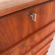 Chiffonnier « tallboy » vintage danois en teck avec 7 tiroirs