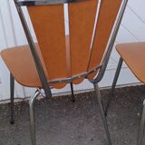 Set of 4 vintage petal chairs