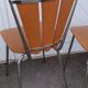4 vintage petal chairs