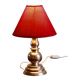 Silver metal lamp