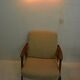Long vintage red wall light