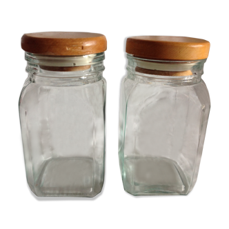 Pair of vintage jars
