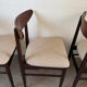 6 vintage Scandinavian teak chairs by Dyrlund