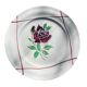 6 flat plates "Dominique", Céranord Saint-Amand, Hand-painted decoration, 1950