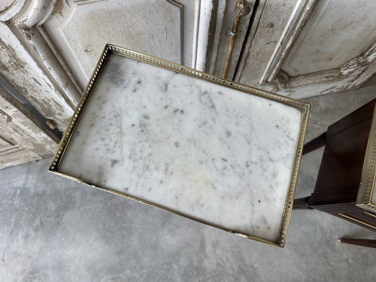 Pair of Louis XVI style bedside tables