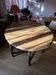 Table anglaise pliante pieds tournés Gateleg en chêne, XIXème s.