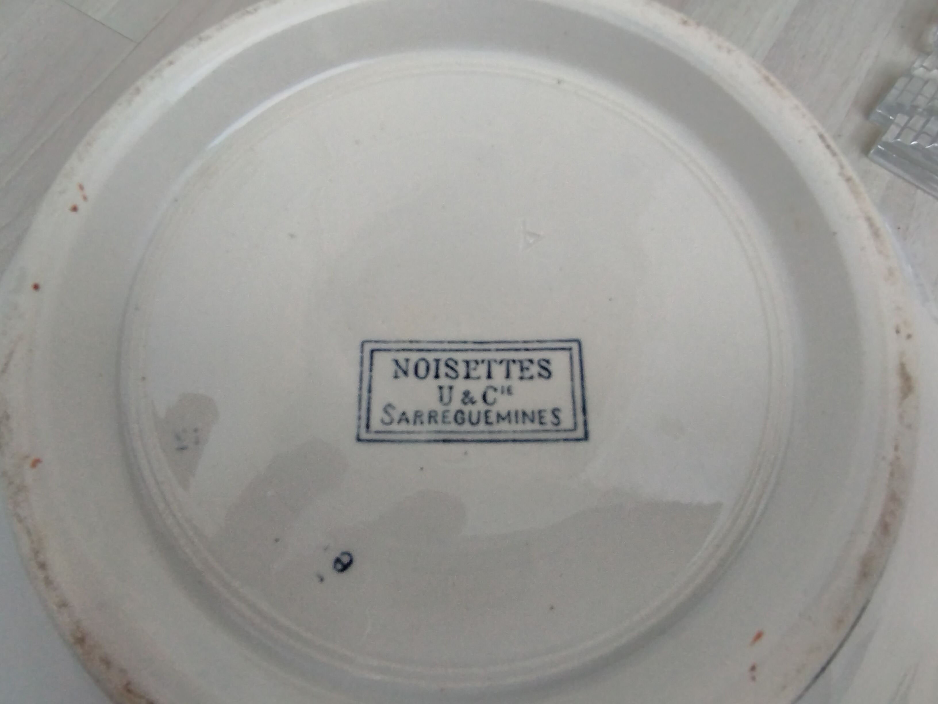 Sarreguemines tureen décor hazelnuts