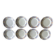 8 antique flat plates in Gien earthenware