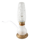 Satin flute and pear lamp