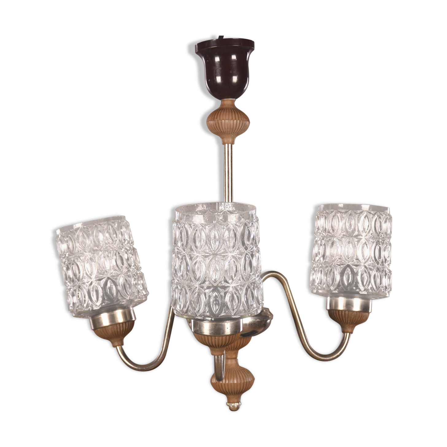 Lustre vintage brocante plafonnier