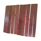 A lot of tin shutters