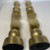 Design pair of torches geometric décor around 1970