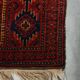 Vintage Baluch prayer rug in wool, Afghanistan 1940s.