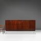 Belgian Mid-Century rosewood highboard 1960
