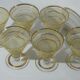 6 verres art deco