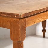 Antique long solid wood table (c.1920) #53