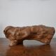 Mid-century wooden 'root' bowl