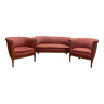 Art Deco period living room - Bench and pair of armchairs