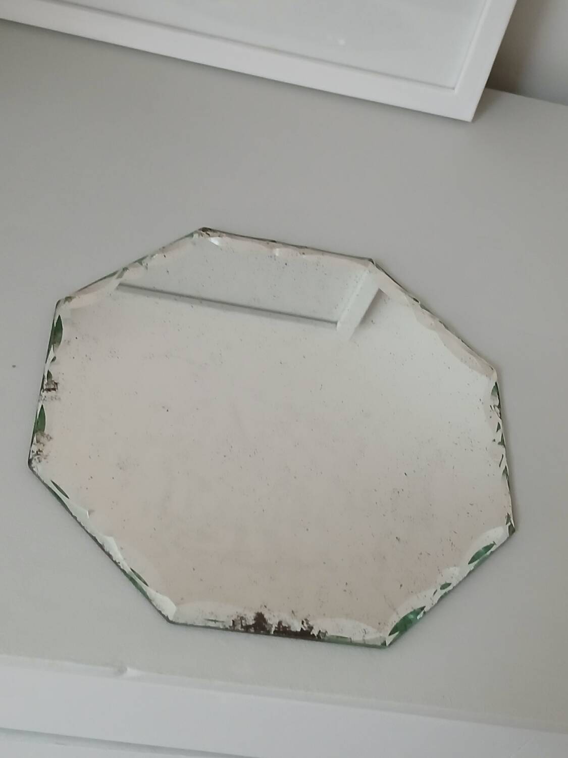 Beveled mirror to place