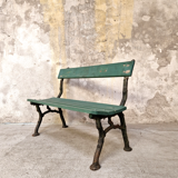 Cast iron garden bench