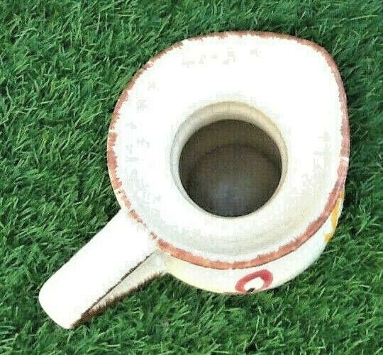 Cracked white pitcher Sandstone of " Puisaye "  1960