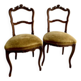 2 Vintage Louis XV Style Chairs