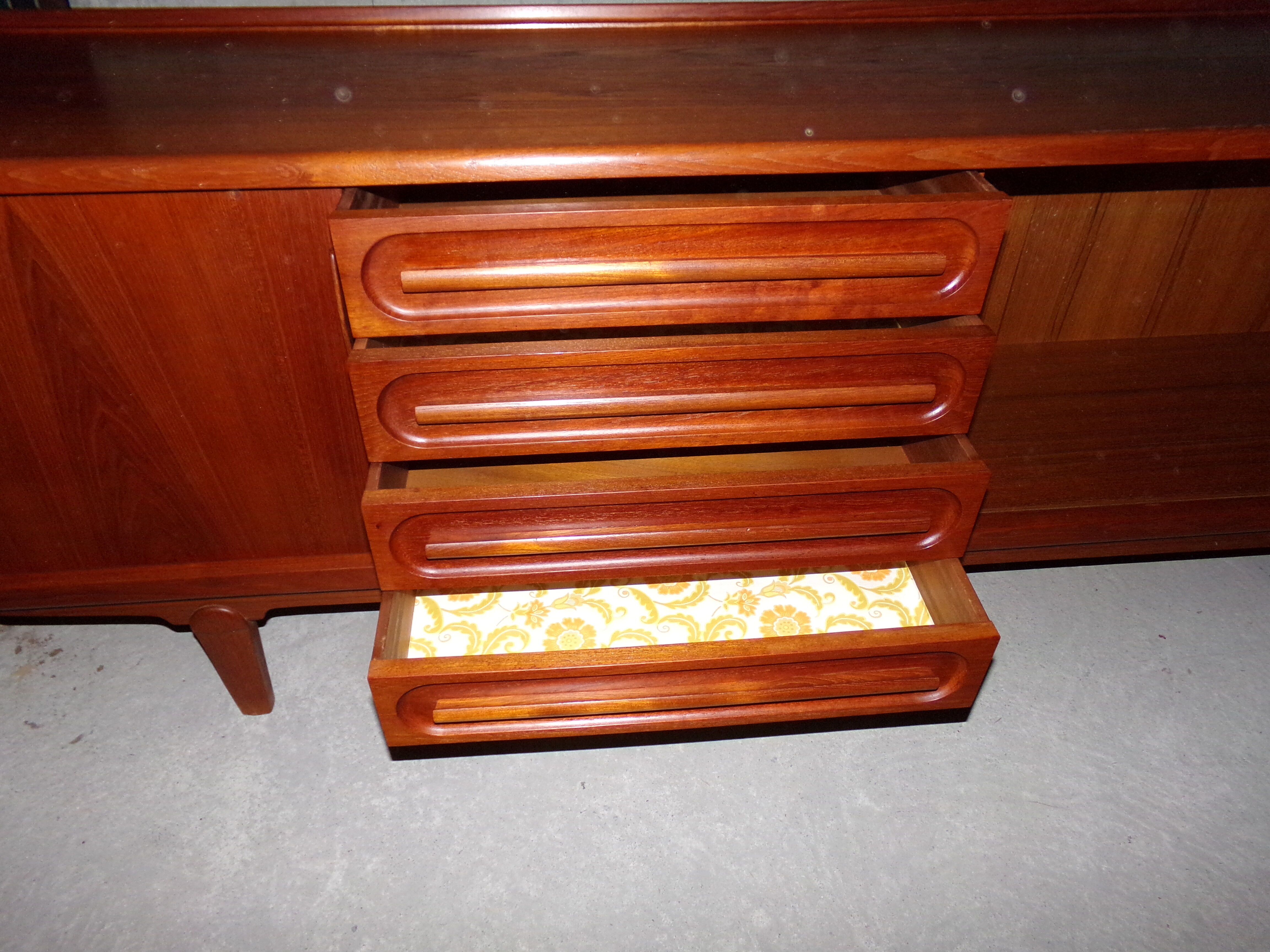 Scandinavian enfilade vamo sonderborg in teak, arne vodder - 1960