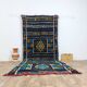 Handmade wool Berber rug 340 X 140 CM