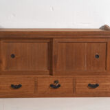 Old low cabinet with sliding doors – Taishō / Showa period (c. 1920-1970) #12
