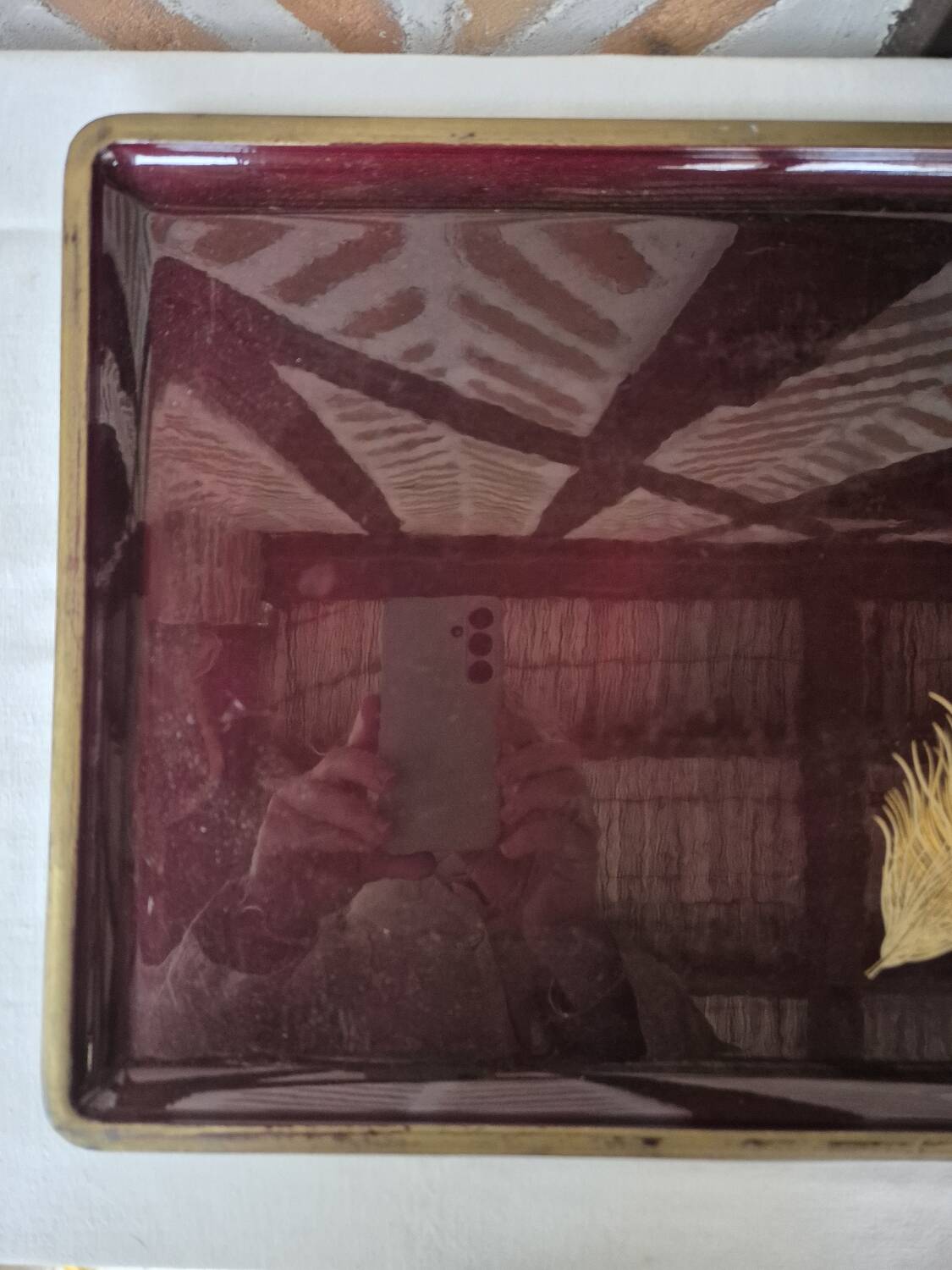 Japanese lacquered tray