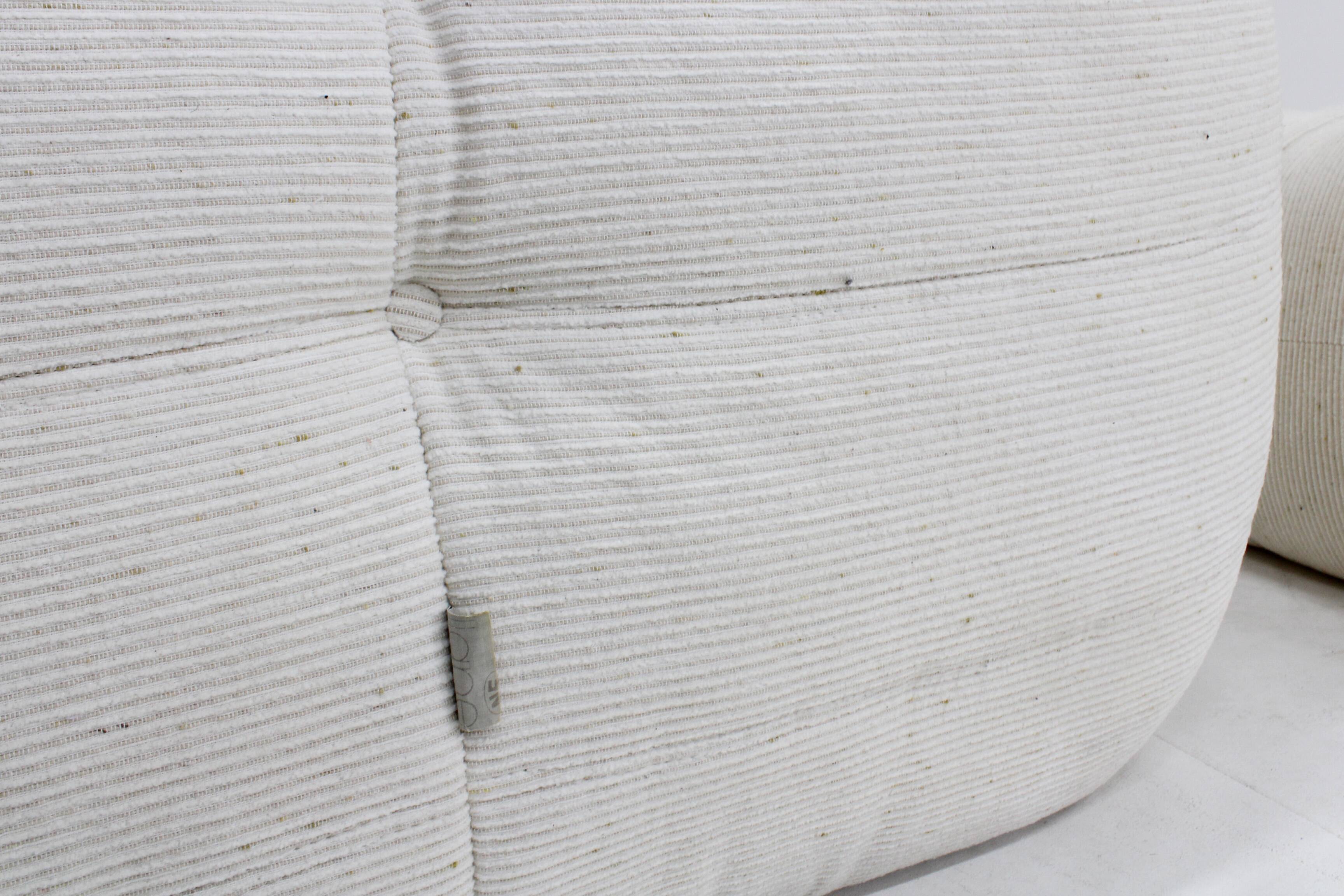 Vintage Togo chair with ottoman 1980s by Michel Ducaroy for Ligne Roset