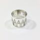 Art Deco silver towel ring