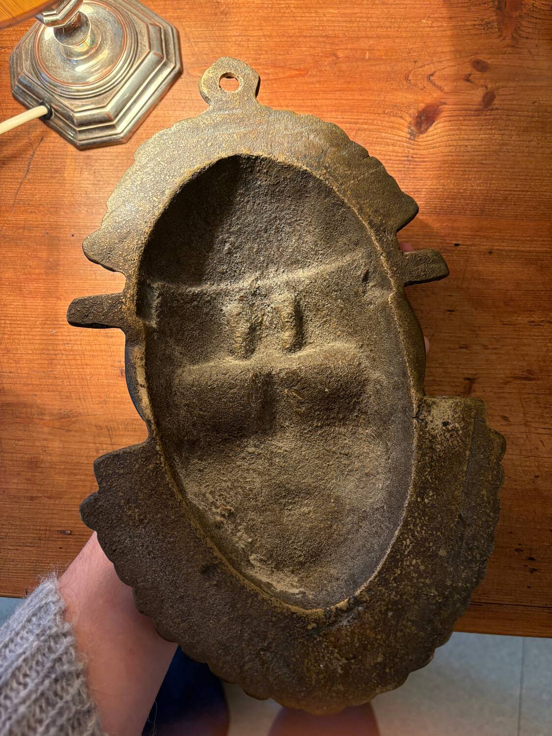 Bronze wall mask - West African Spirit