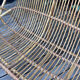 Rattan bench sofa