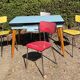 Ensemble en formica des années 50-60