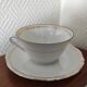 Sologne porcelain cup and saucer