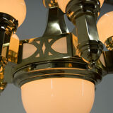 Rare Art Nouveau Chandelier by Emil Kralik, 1920s