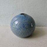 Blue ceramic ball vase Accolay
