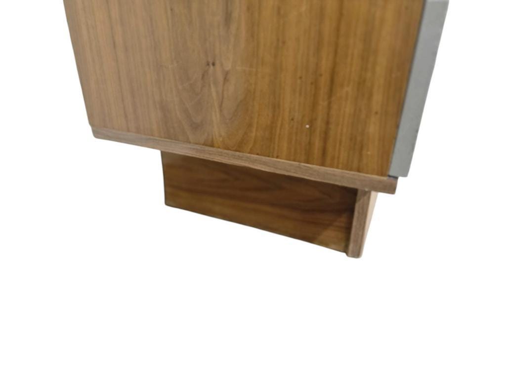 Vintage brutalist wooden sideboard / chest of drawers / buffet