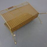French metal magazine rack, 1960s