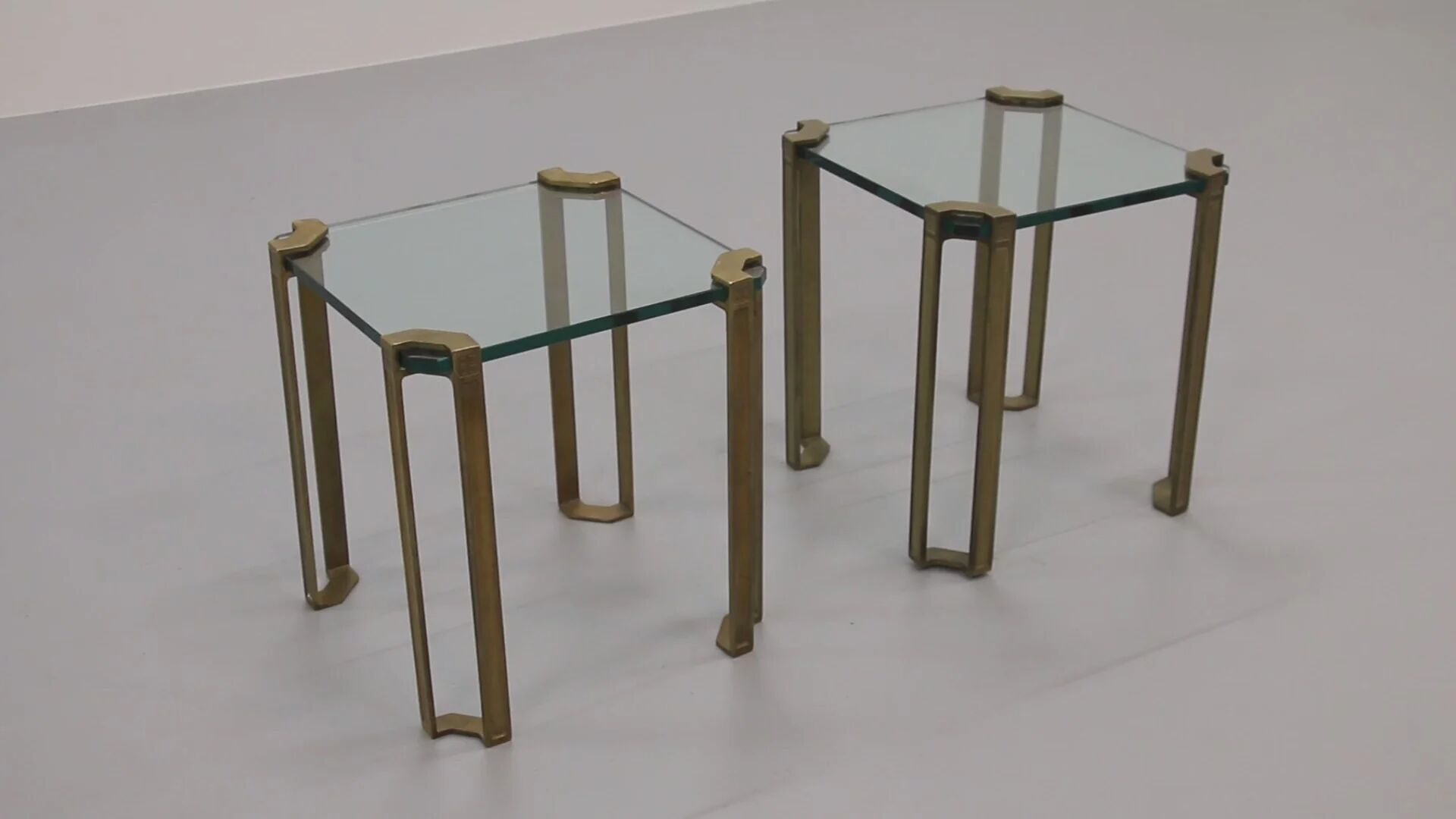 Peter Ghyczy T24 side tables, 1970s (40x40x45)