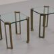 Peter Ghyczy T24 side tables, 1970s (40x40x45)