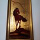 Gold leaf horse painting