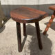 Tabouret en bois tripode vintage